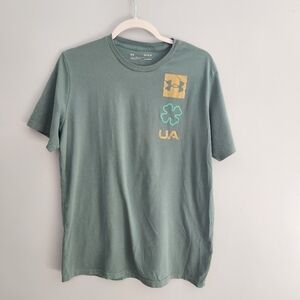 Men's Under Armour UA St. Patrick's Day All Luck Clover Short Sleeve T-shirt